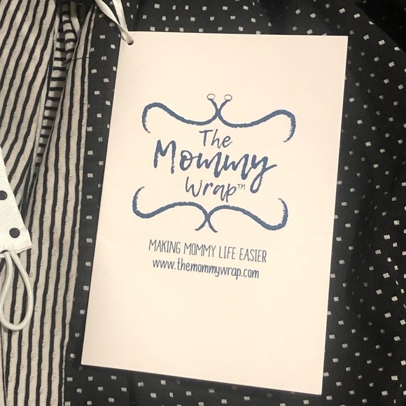 The mommy wrap Black Polka Dot . - Picture 8 of 10